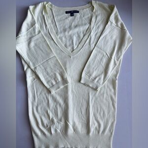 💚🍐🧶GAP Pear Green V Neck Sweater